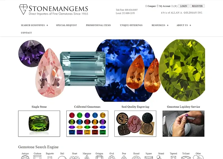 Stonemangems Website Link