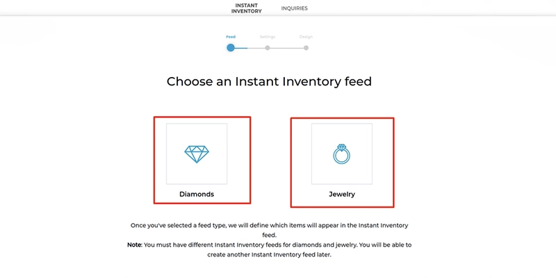 Setting the diamond Feed Setting the diamond Feed