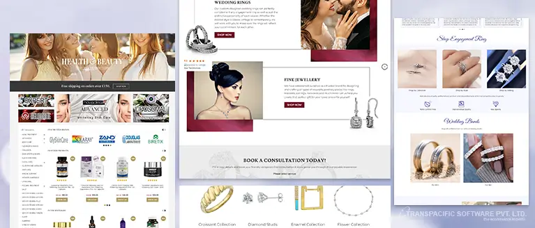 Jewelry website templates