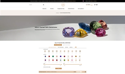 Shopify Integrated with gemstones