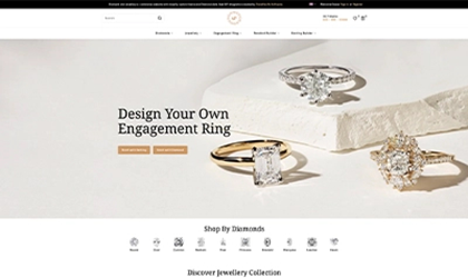 Shopify Integrated with Rapnet IDEX Diamond data