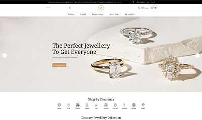 Shopify Integrated fast Diamond and Jewelry builder