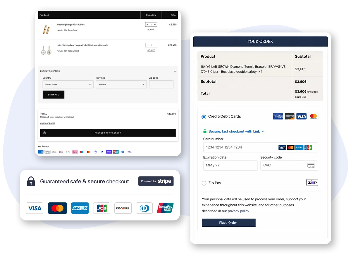 Secure Checkout & Payment Integration