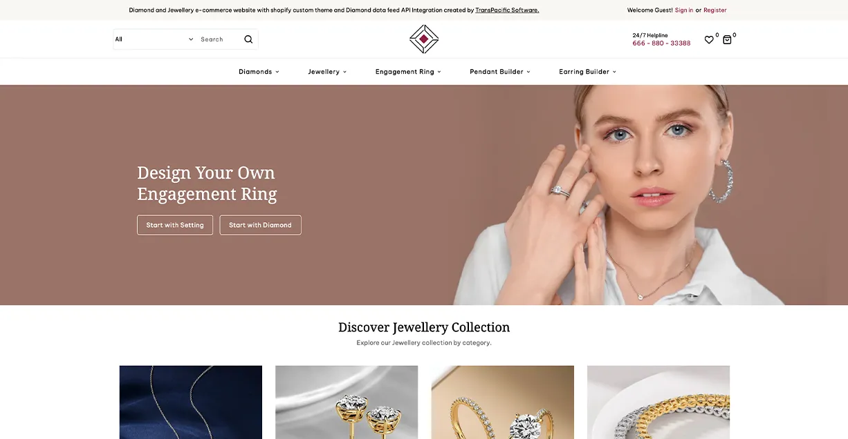 Shopify Jewelry Store