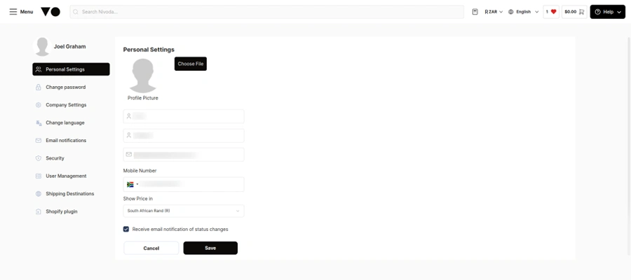 Profile Completion