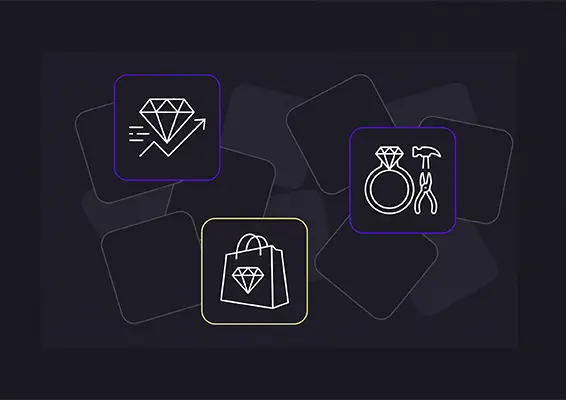 Live diamond store on Shopify